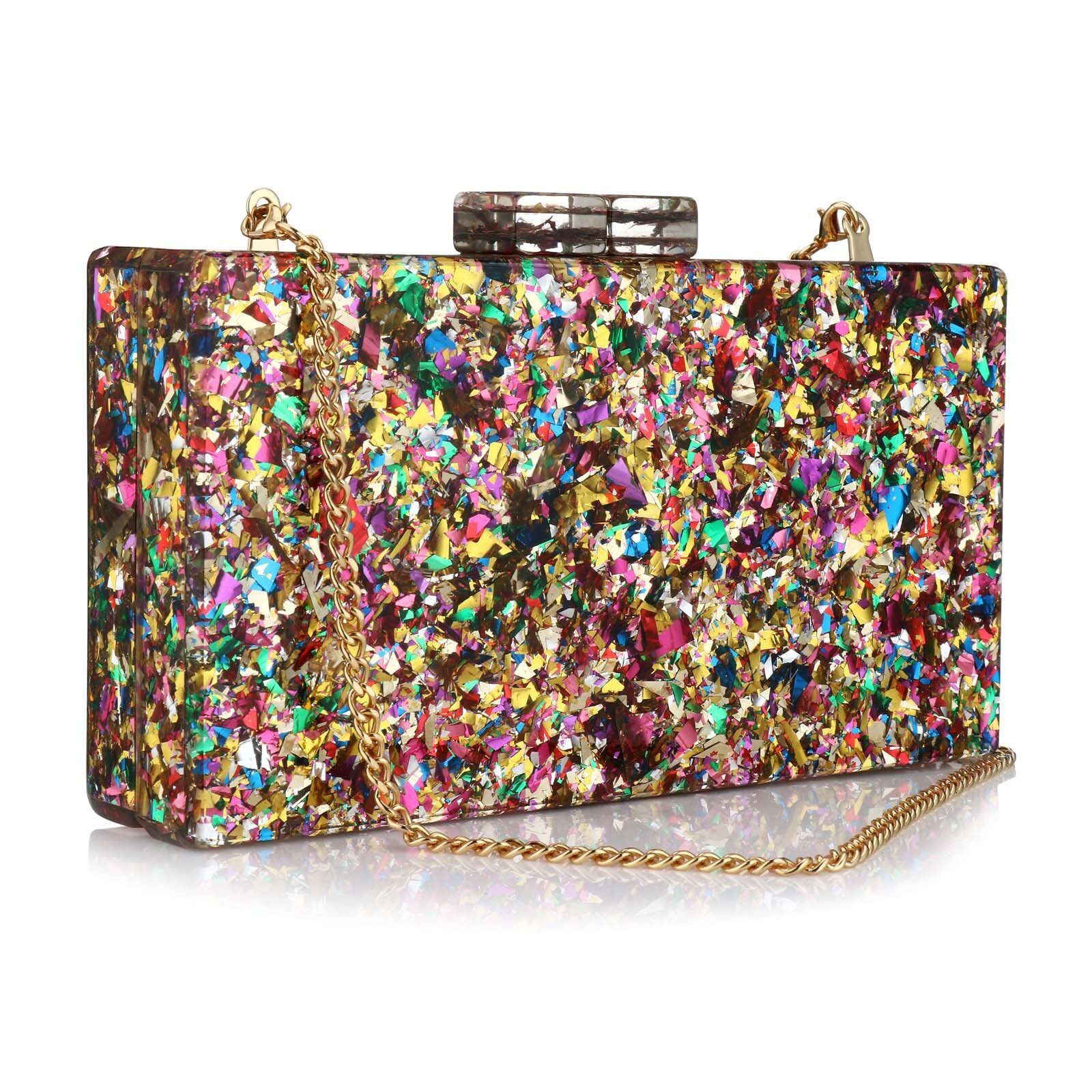 1375 Acrylic Purses And Handbags Multicolor Perspex Box Clutch Purses 1375 Acrylic Purses And Handbags Multicolor Perspex Box Clutch Purses